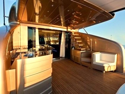 Onboard a Luxury Yacht
